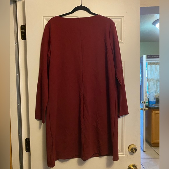 NWT Gap Red Dress withPockets - Picture 2 of 3
